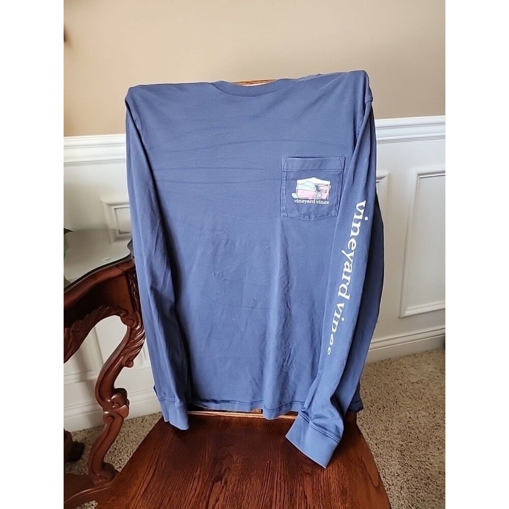 Men’s Vineyard Vines Long Sleeve Hockey Tee Size Medium